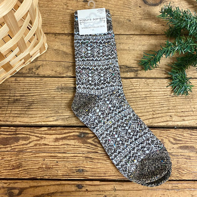 World's Softest Holiday Confetti Crew Socks