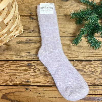 World's Softest Ragg Feather Crew Socks