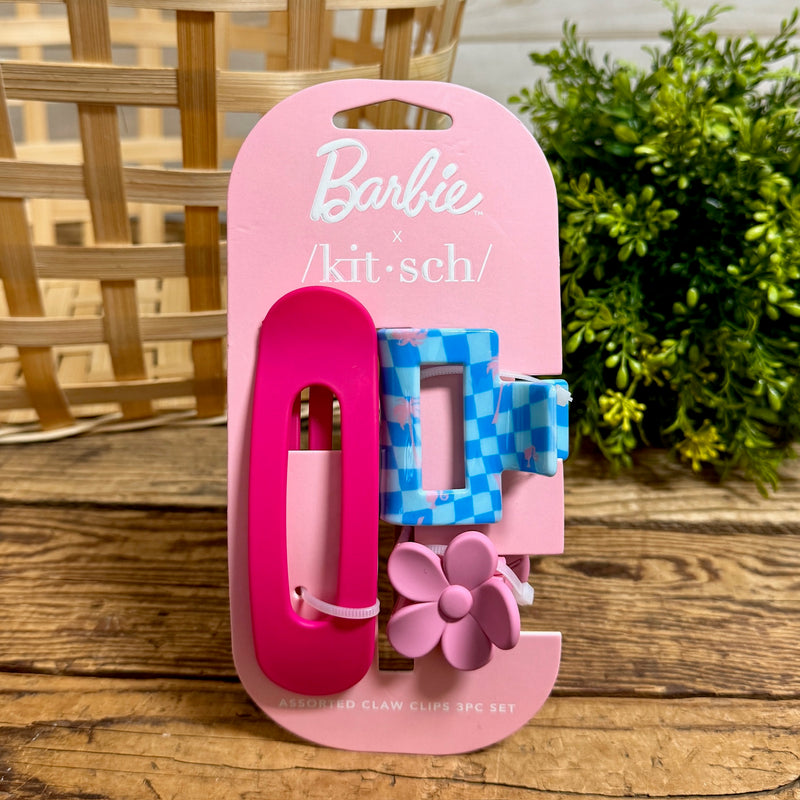Barbie x Kitsch Assorted Claw Clip Set