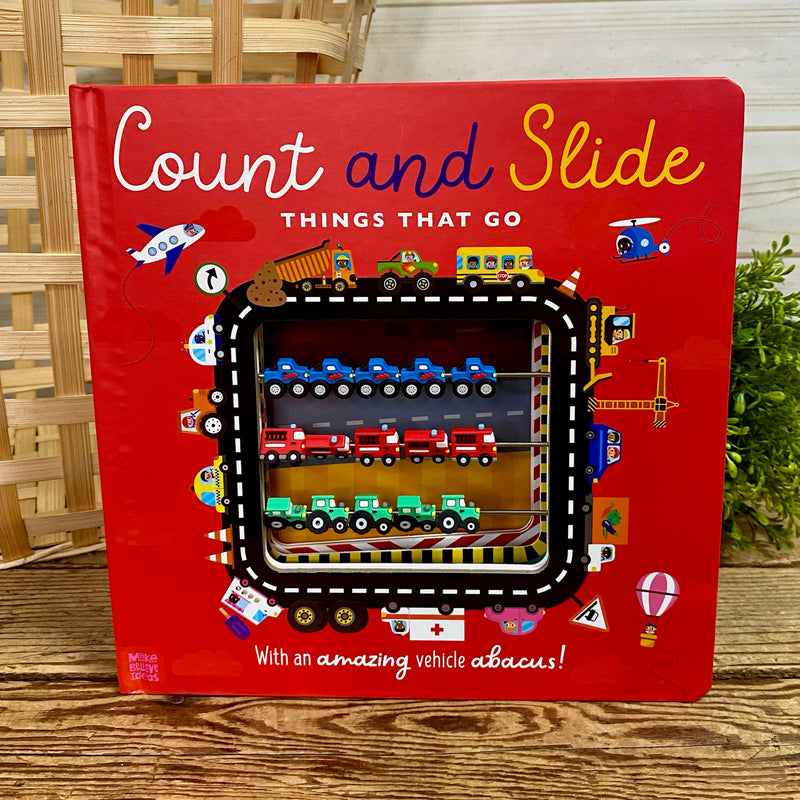 Count and Slide Things That Go Book