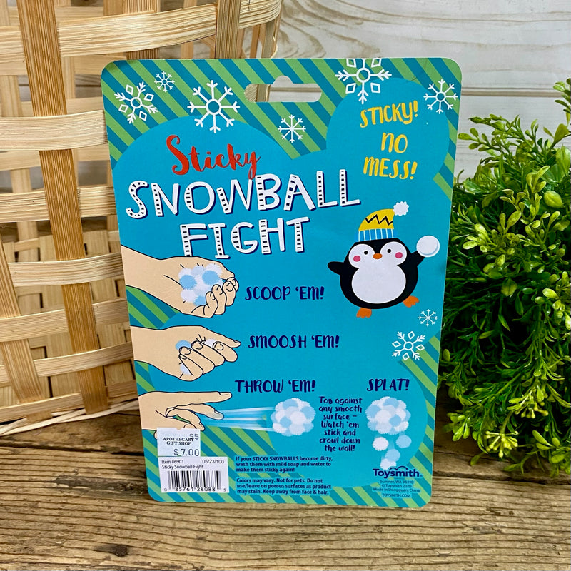 Sticky Snowball Fight