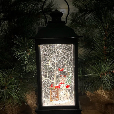 Frostys Tree Farm Water Lantern