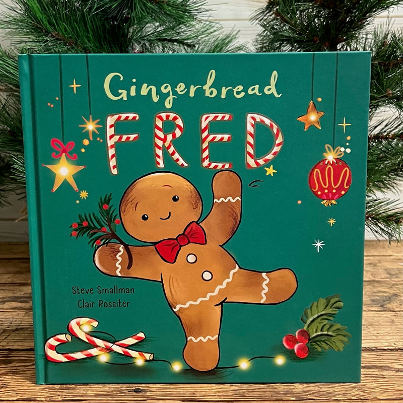 Gingerbread Fred Book Jellycat