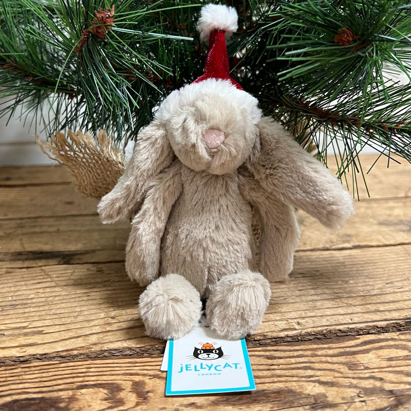 Bashful Christmas Bunny Ornament Jellycat