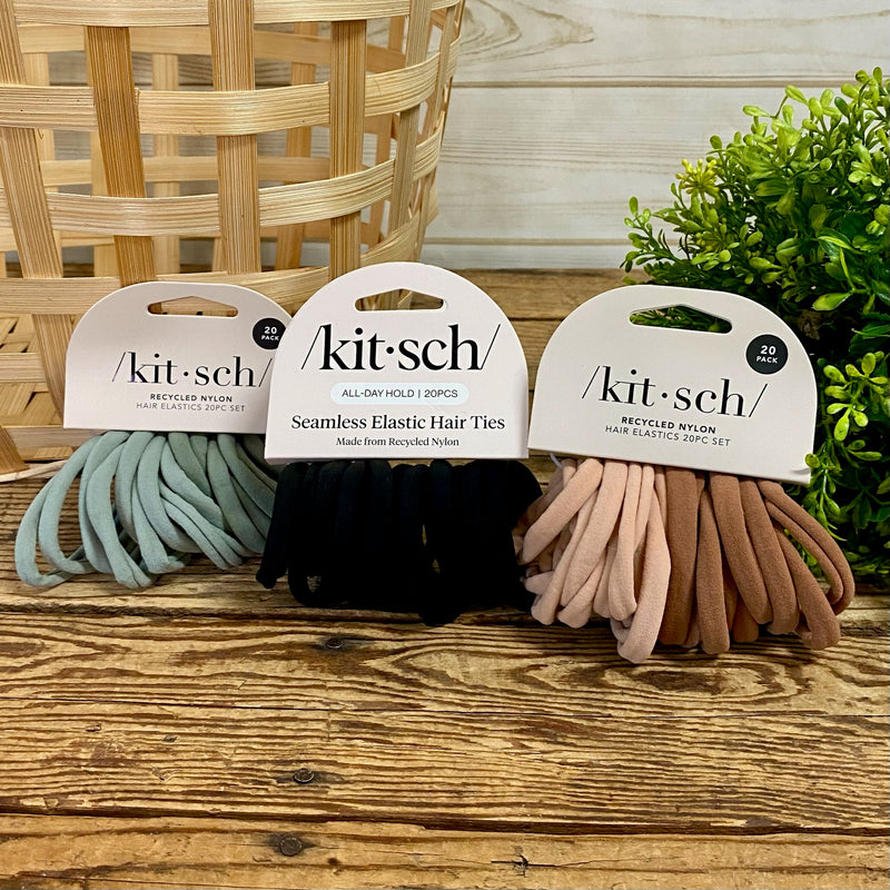 Recycled Nylon Hair Elastics by Kitsch