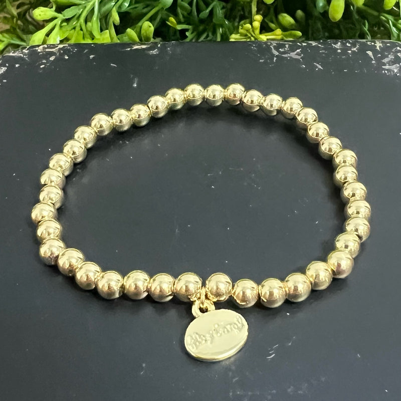 Gold Ball Bracelet