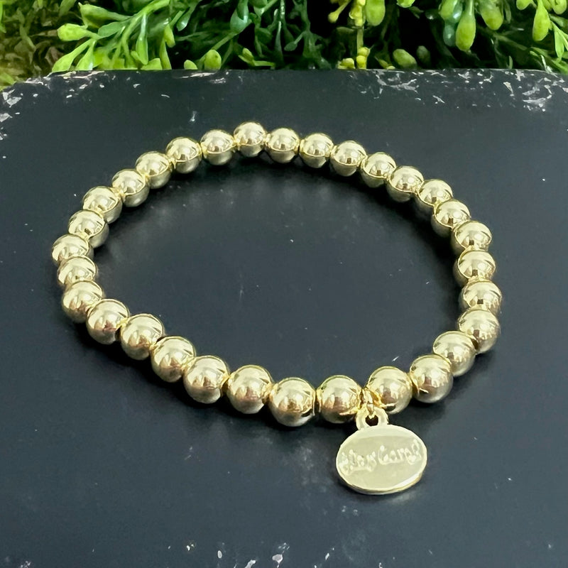 Gold Ball Bracelet