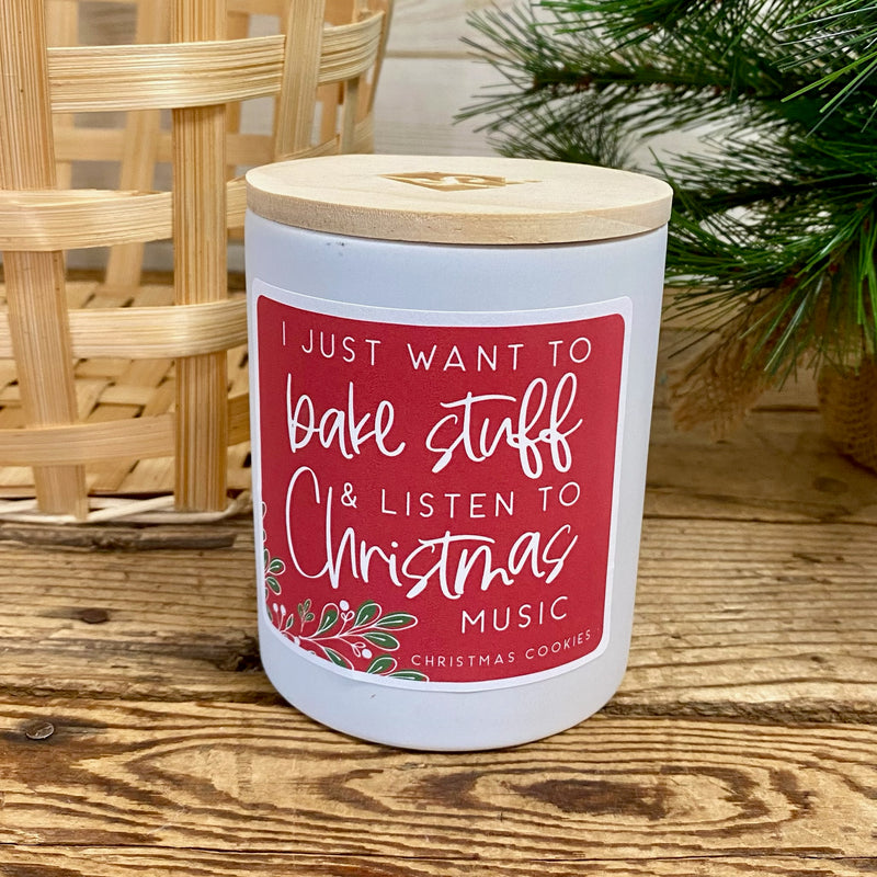 Bake Stuff For Christmas Candle