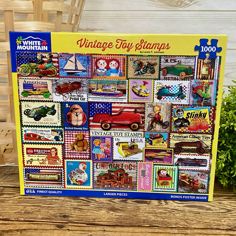 Vintage Toy Stamps Puzzle