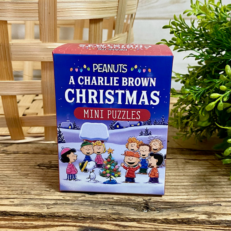 Mini Peanuts Christmas Puzzles