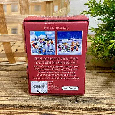 Mini Peanuts Christmas Puzzles