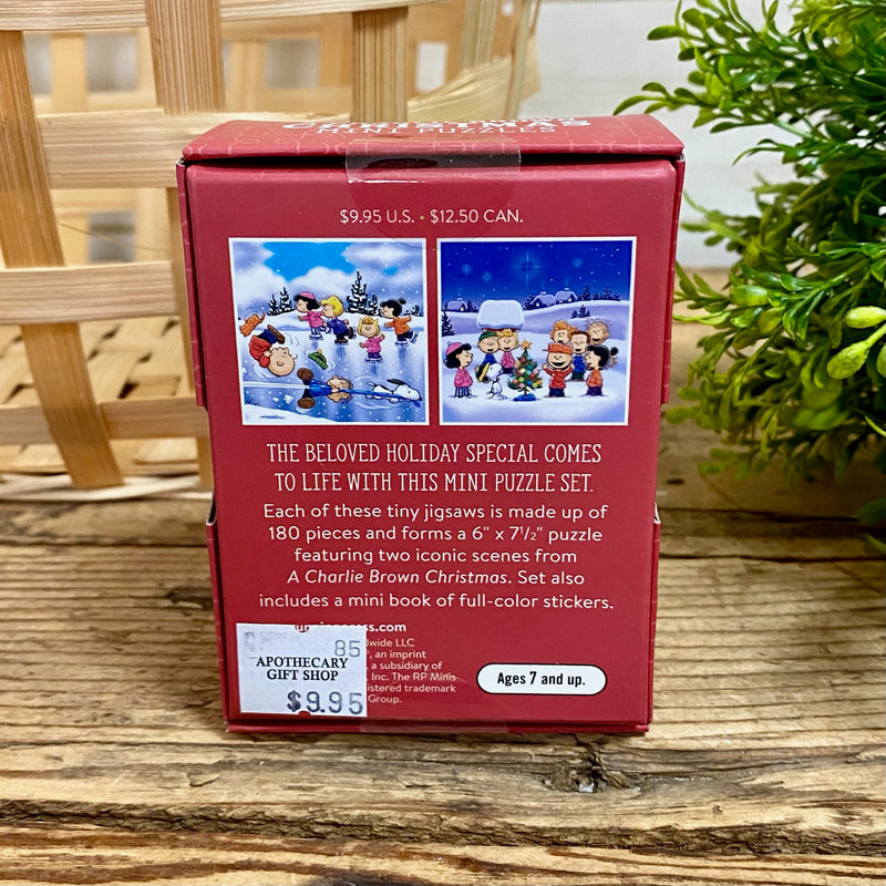 Mini Peanuts Christmas Puzzles