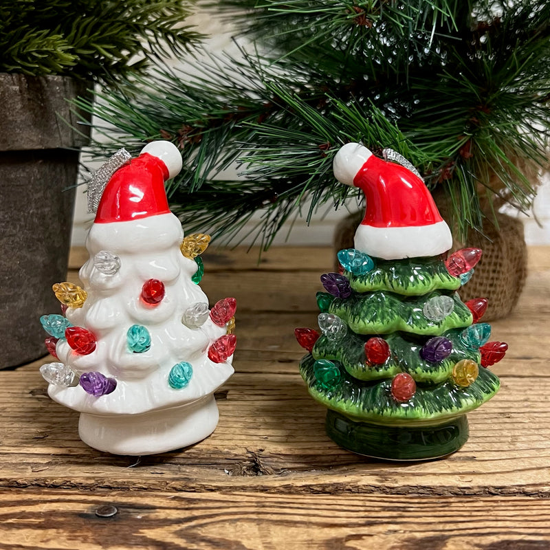 Ceramic Tree with Light Ornament