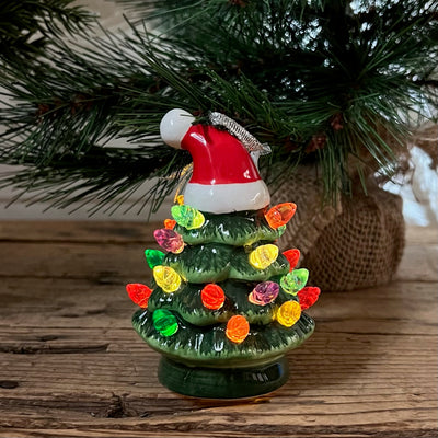 Ceramic Tree with Light Ornament