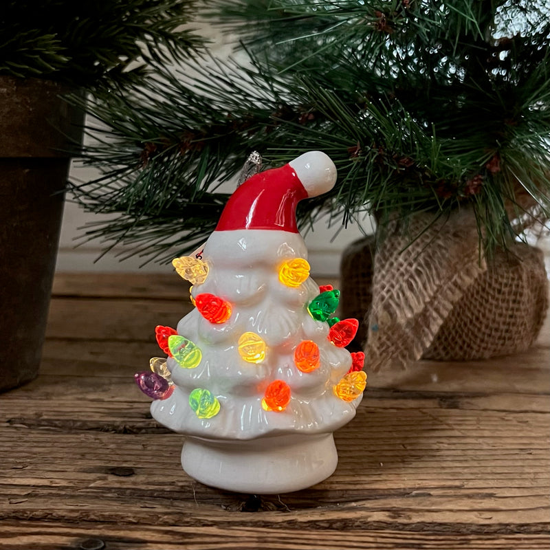 Ceramic Tree with Light Ornament