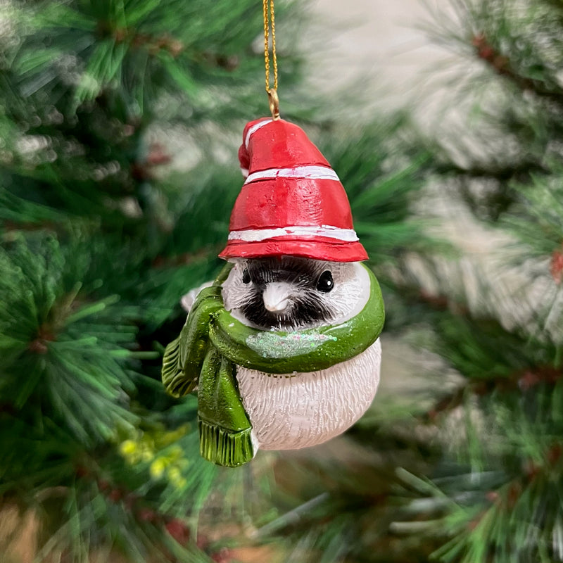 Bird Ornaments with Festive Hat