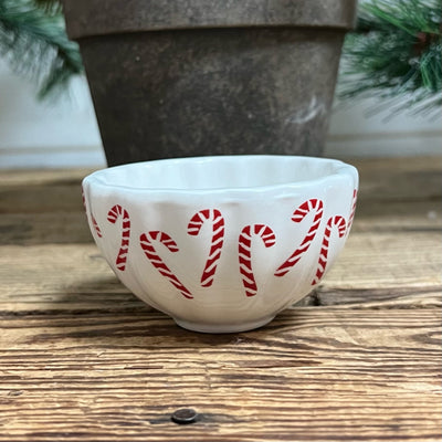 Tree & Candy Cane Dip Bowls