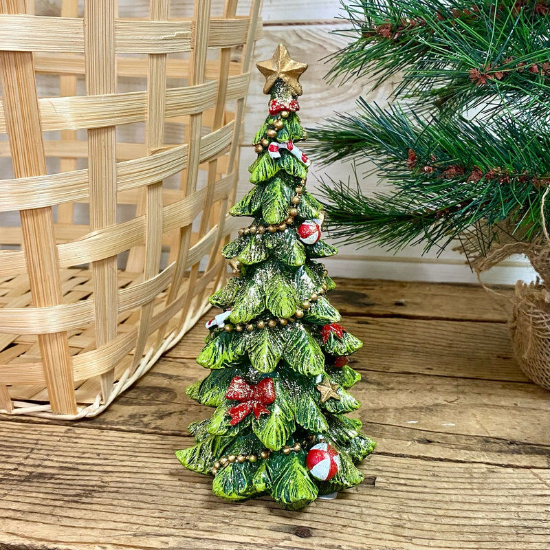 Resin Christmas Tree With Gold Star
