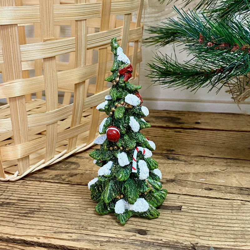 Decorated Resin Christmas Trees