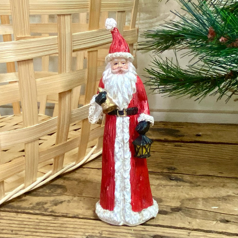 Resin Red and White Santas