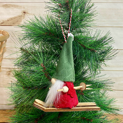 Gnomes On Skis Ornaments