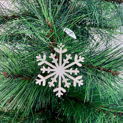 Wooden Snowflake Ornament