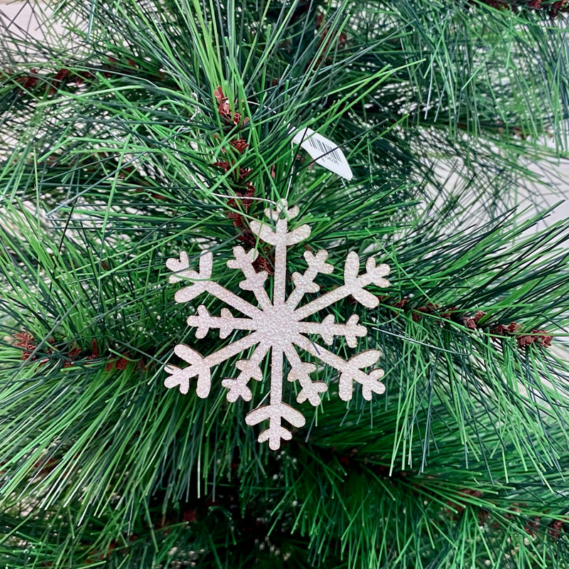 Wooden Snowflake Ornament