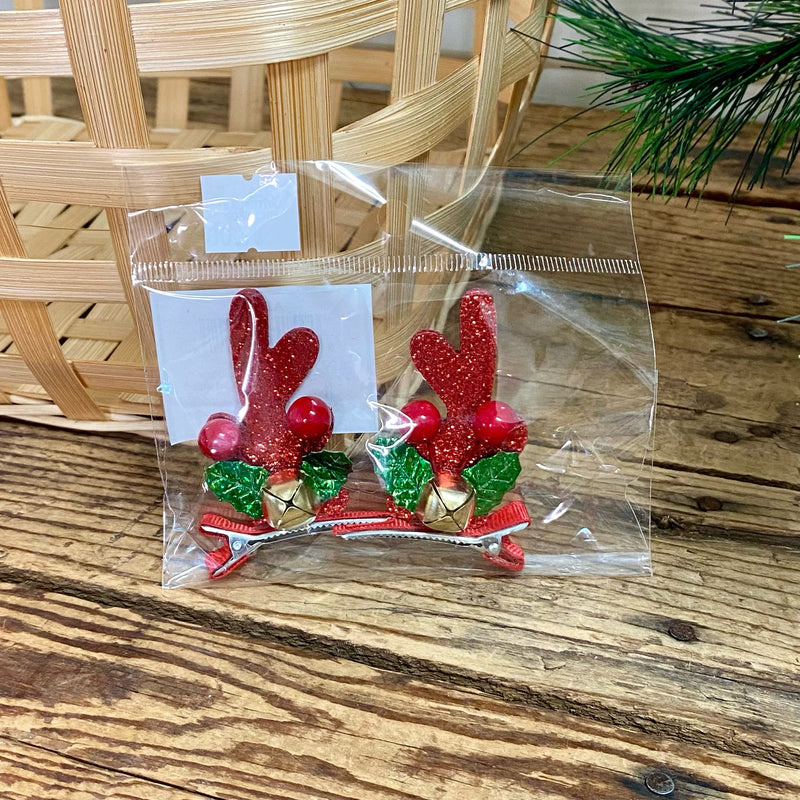 Reindeer Hair Clips