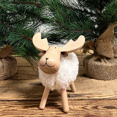 Wooly Wood Reindeer