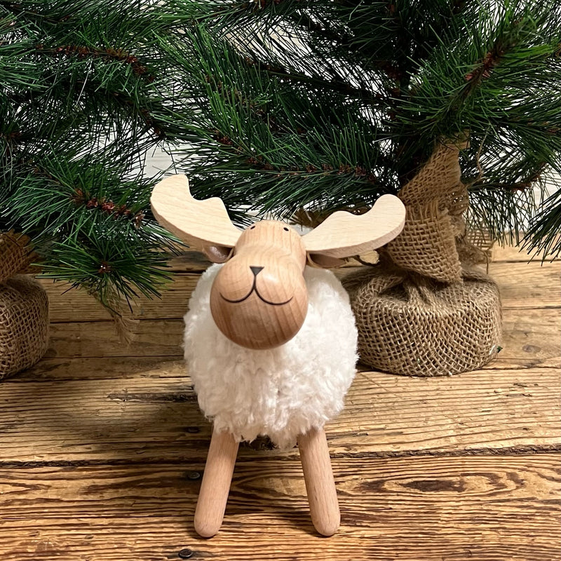 Wooly Wood Reindeer