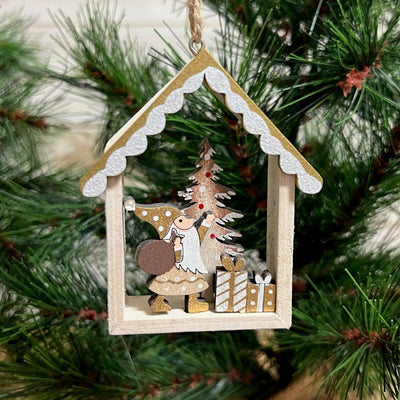 House with Tree Ornament