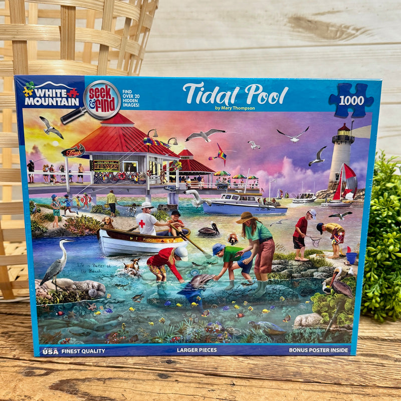Tidal Pool Seek & Find Puzzle