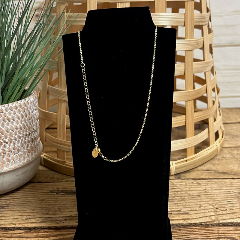 Gold Plated Modern Mermaid Holland Beach Sand & Turquoise Dune Necklace