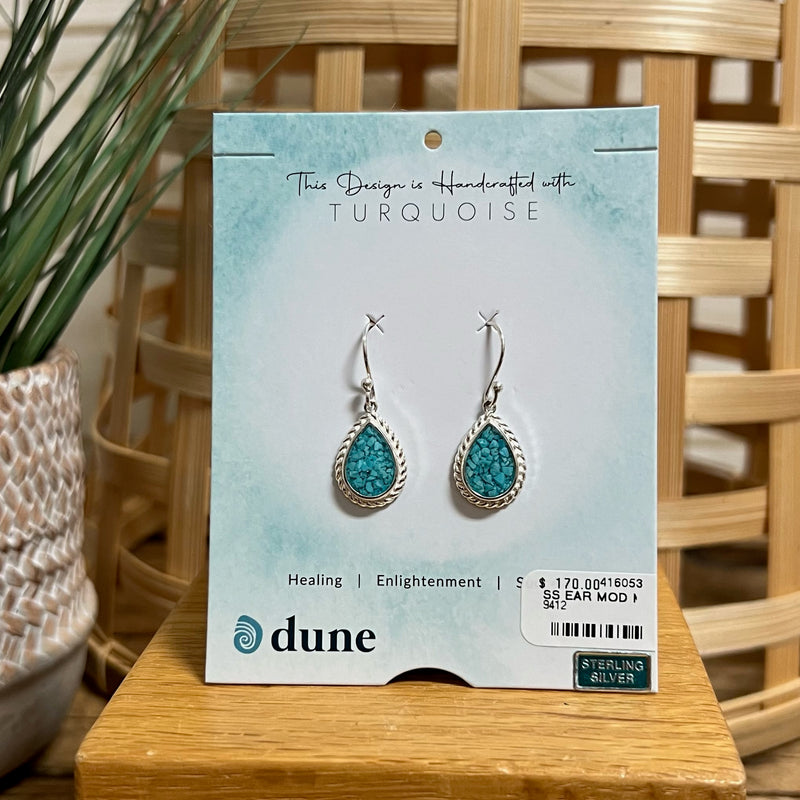 Modern Mermaid Turquoise Earrings