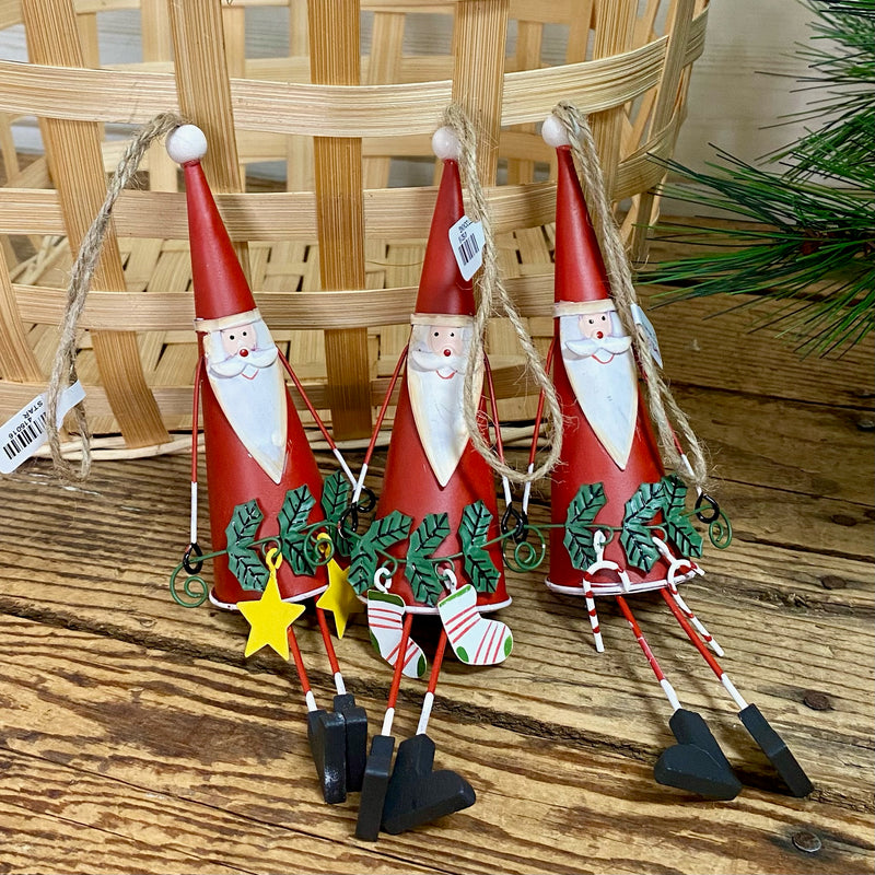 Santa Dangle Leg Ornaments