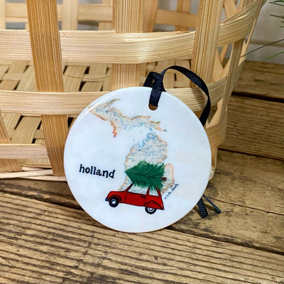 Holland Car and Tree Ornament