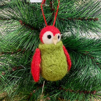 Felt Owl Ornaments