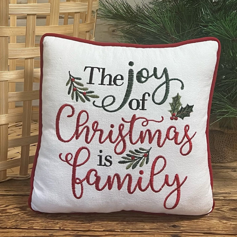 The Joy of Chirstmas Pillow