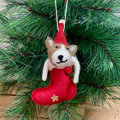 Pet In Stocking Ornaments