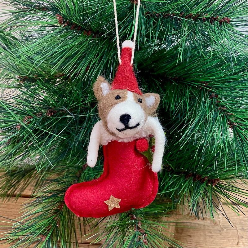 Pet In Stocking Ornaments