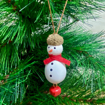Holiday Figure Acorn Hat Ornaments