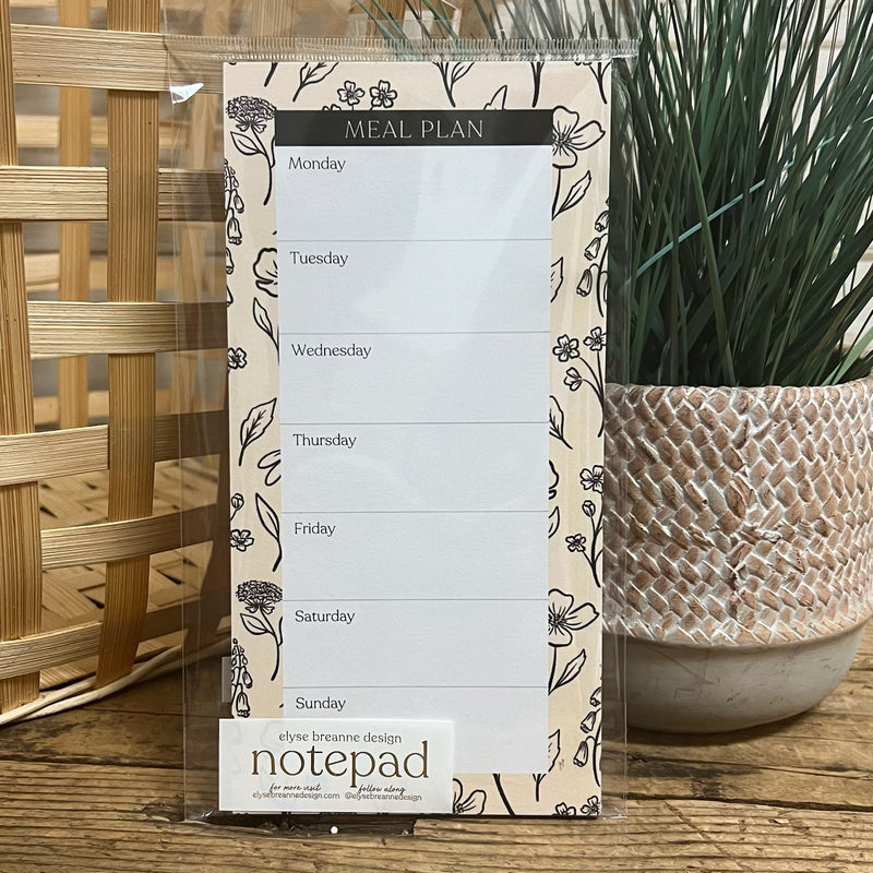 Meal Plan Notepad