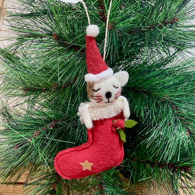 Pet In Stocking Ornaments