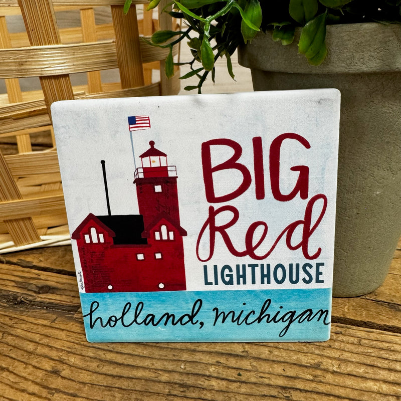 Big Red Lighthouse 2025 Coaster