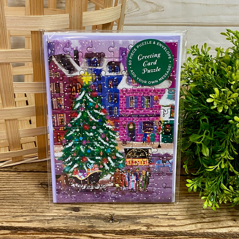 Christmas Square Puzzle Card