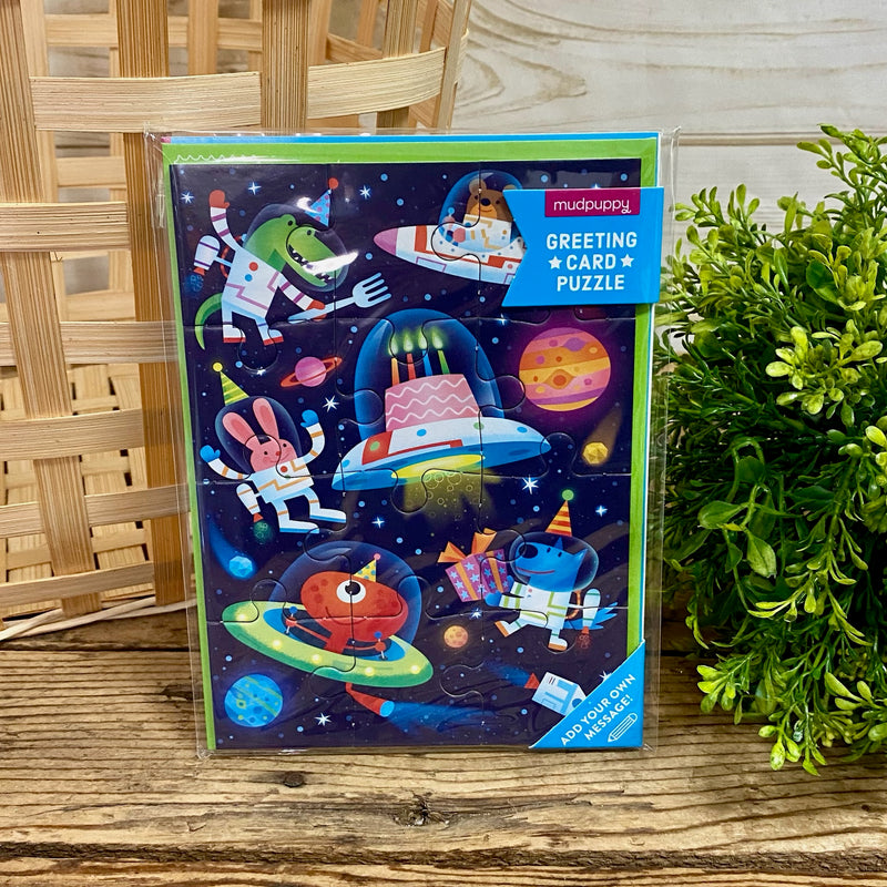 Cosmic Party Puzzle Card