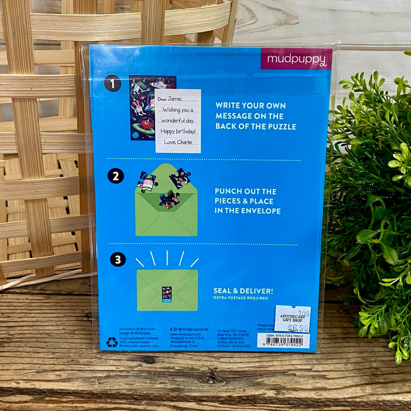 Cosmic Party Puzzle Card