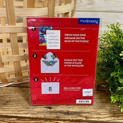 Shark Party Puzzle Card