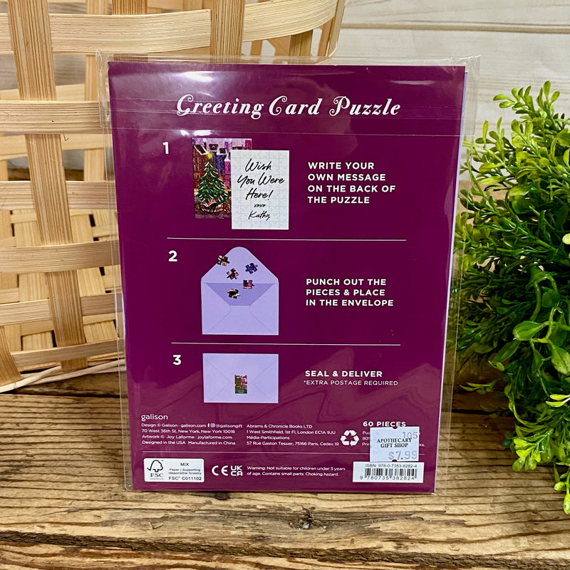 Christmas Square Puzzle Card