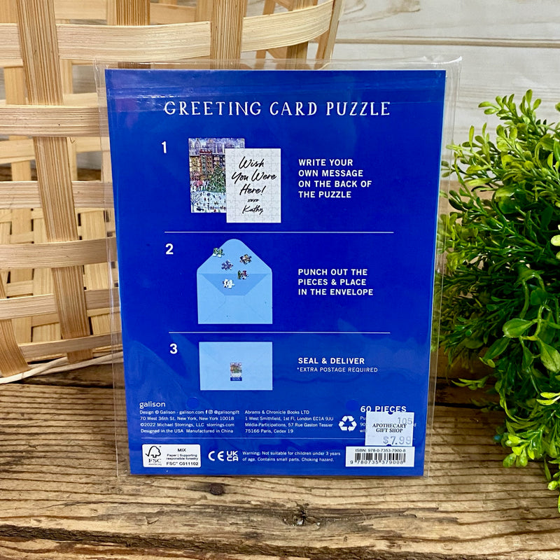 Christmas In The City Puzzle Card